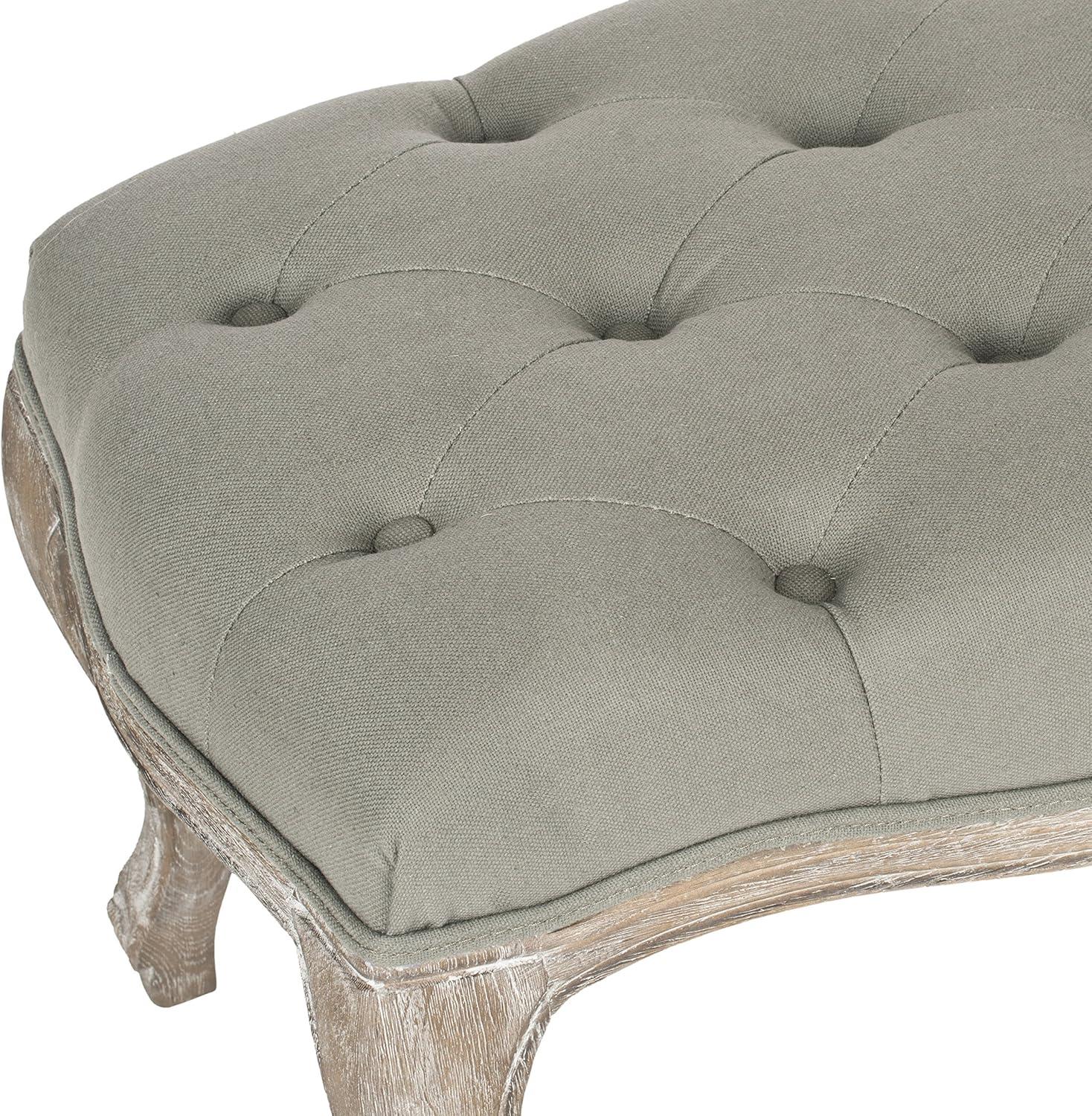 image:imageSafavieh Mercer Collection Randy Beige Linen BenchSea Mist