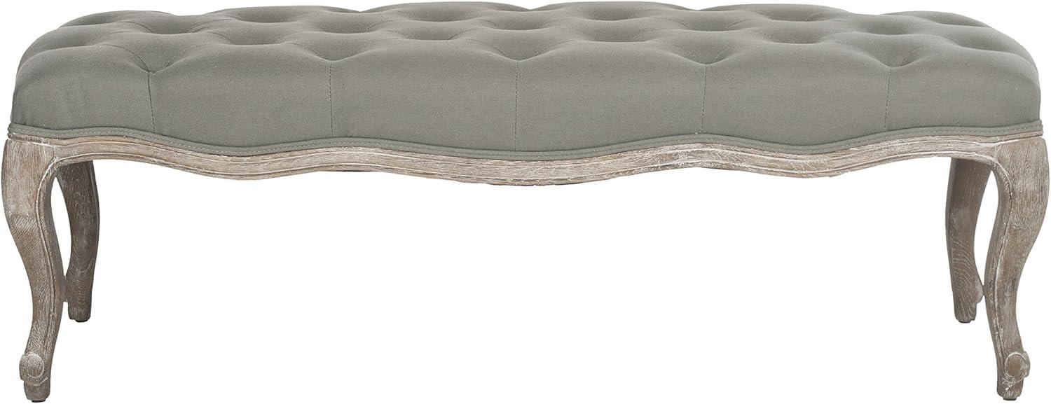 image:imageSafavieh Mercer Collection Randy Beige Linen BenchSea Mist