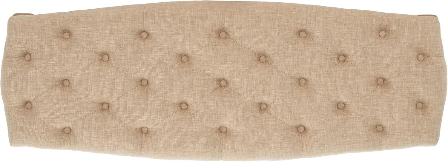 image:imageSafavieh Mercer Collection Randy Beige Linen BenchWheat Natural Cream