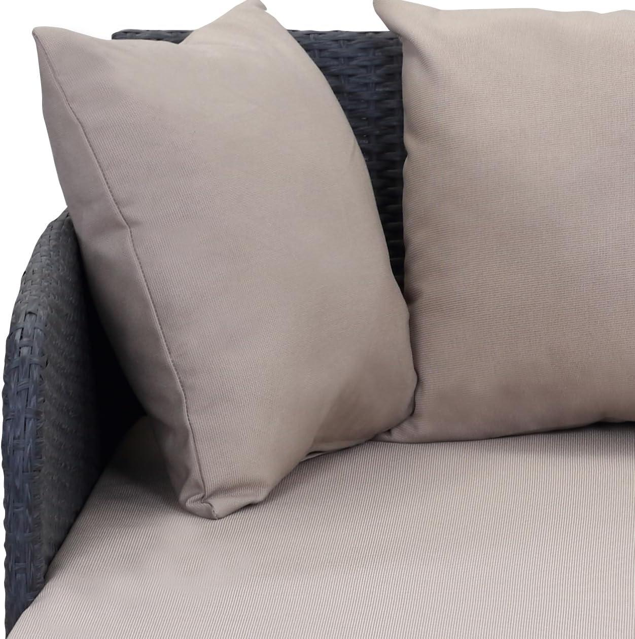 image:imageSafavieh Outdoor Collection August Titanium amp Sand DaybedTitanium Sand