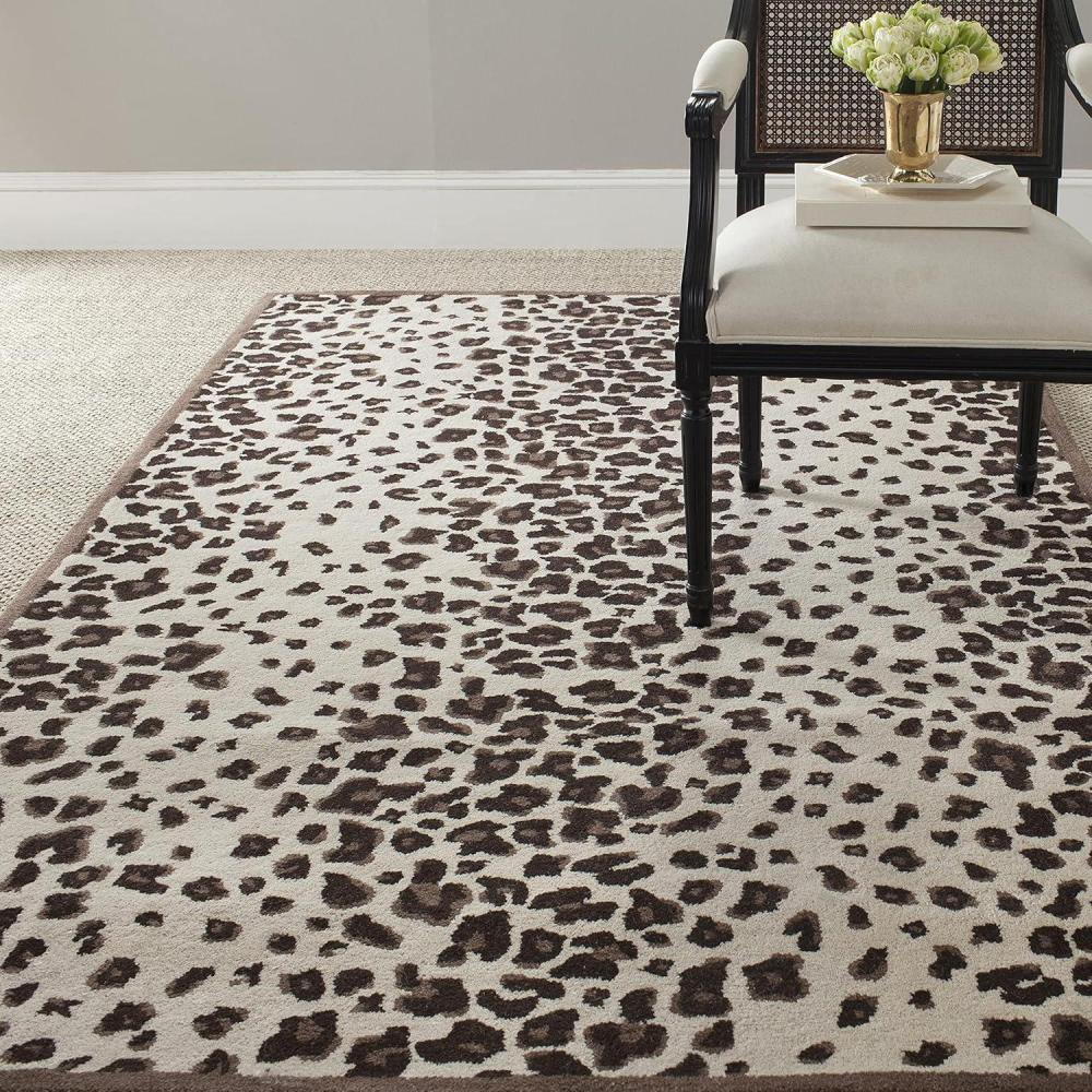 image:imageMartha Stewart x SAFAVIEH Area Rug Collection 26 x 43 Sharkey Gray Handmade Wool amp Viscose Ideal for Living Room Bedroom Foyer Accent Space MSR3621DSequoia Brown
