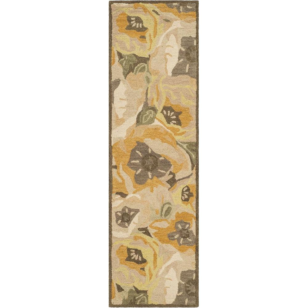 image:imageMartha Stewart x SAFAVIEH Area Rug Collection  4 x 6 Red Handmade Wool Ideal for Living Room Foyer Bedroom Accent Space MSR4872AGold