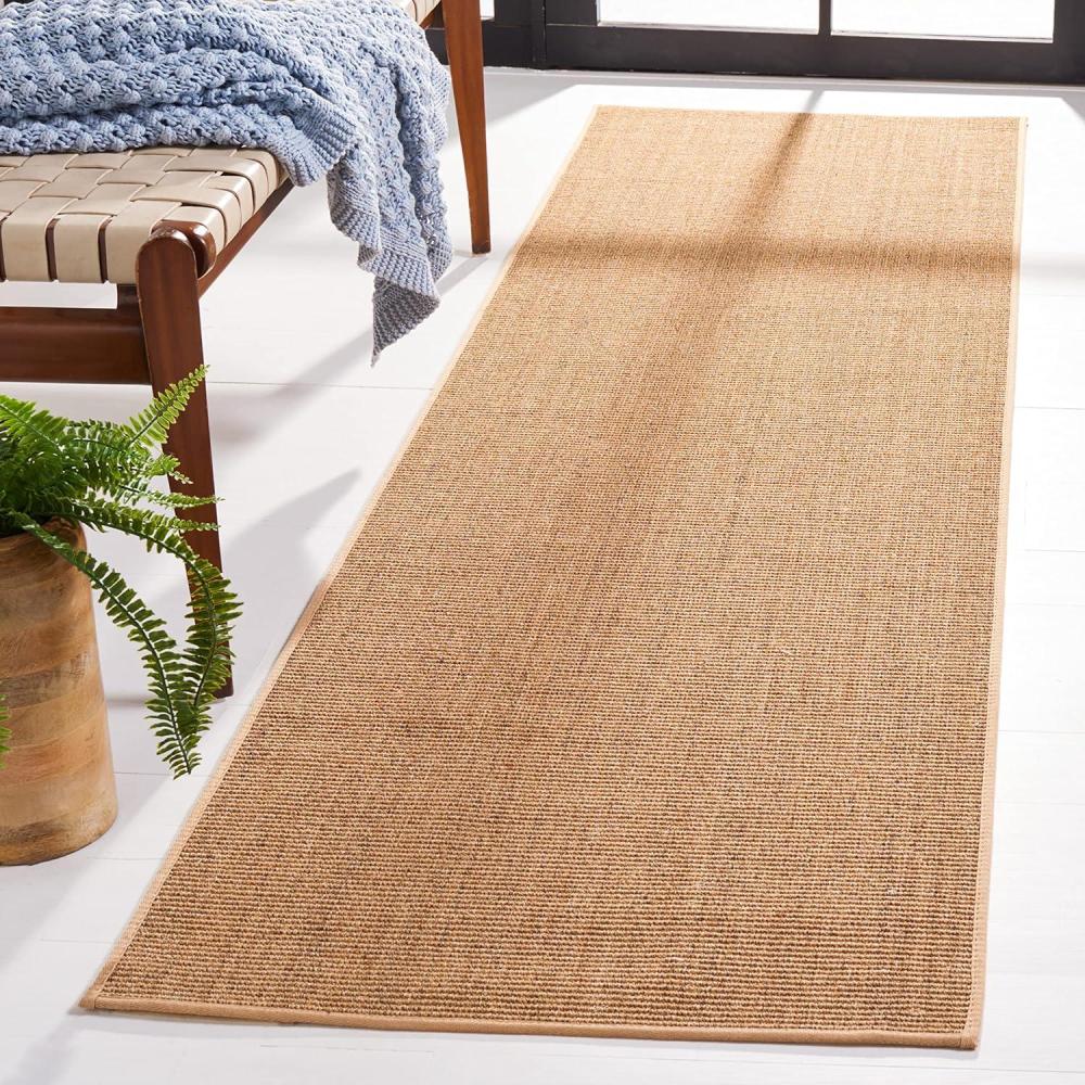 image:imageMartha Stewart x SAFAVIEH Area Rug Collection 4 x 6 Red Sisal amp Jute Farmhouse Style Ideal for Living Room Foyer Bedroom Accent Space MSR9501QBeige
