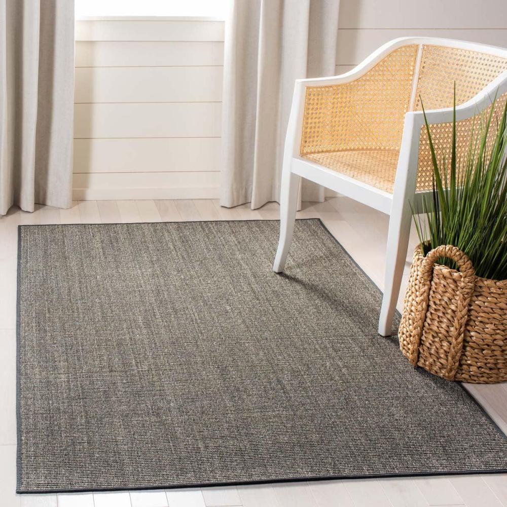 image:imageMartha Stewart x SAFAVIEH Area Rug Collection  4 x 6 Red Sisal amp Jute Farmhouse Style Ideal for Living Room Foyer Bedroom Accent Space MSR9501QCharcoal