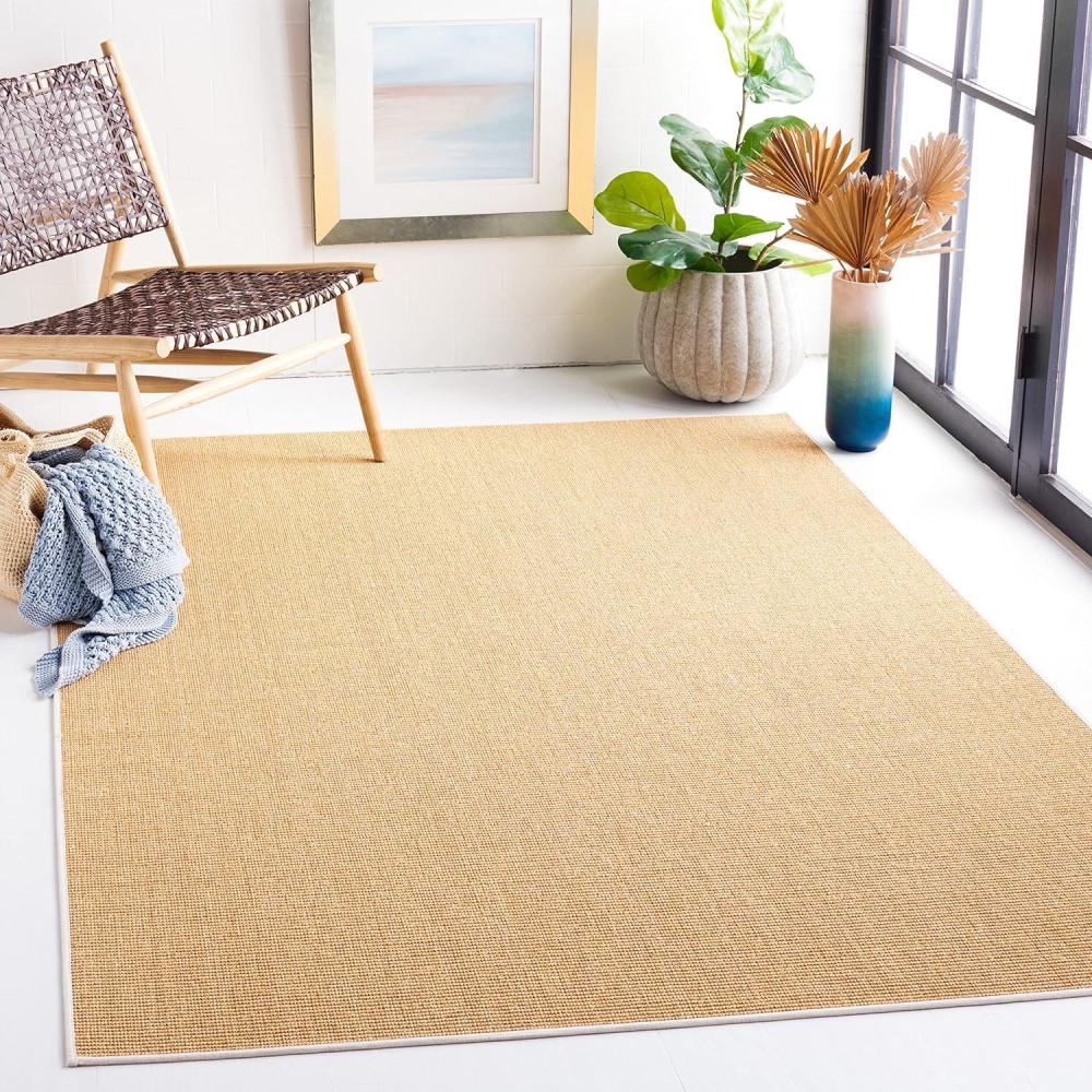 image:imageMartha Stewart x SAFAVIEH Area Rug Collection  4 x 6 Red Sisal amp Jute Farmhouse Style Ideal for Living Room Foyer Bedroom Accent Space MSR9501QNaturalWhite