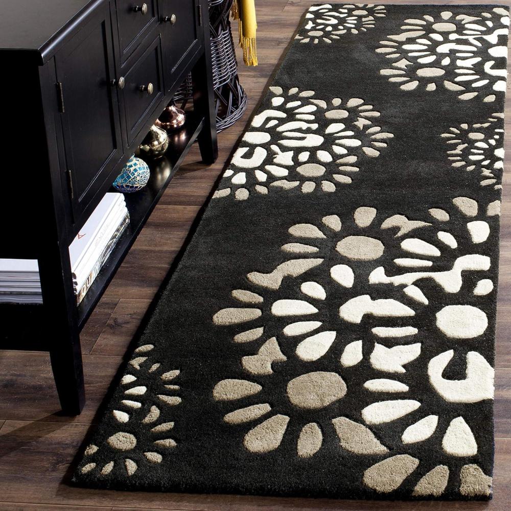 image:imageMartha Stewart x SAFAVIEH Area Rug Collection 8 Round Cement Handmade Wool Ideal for Living Room Bedroom Office Dining Space MSR4730BSilhouette