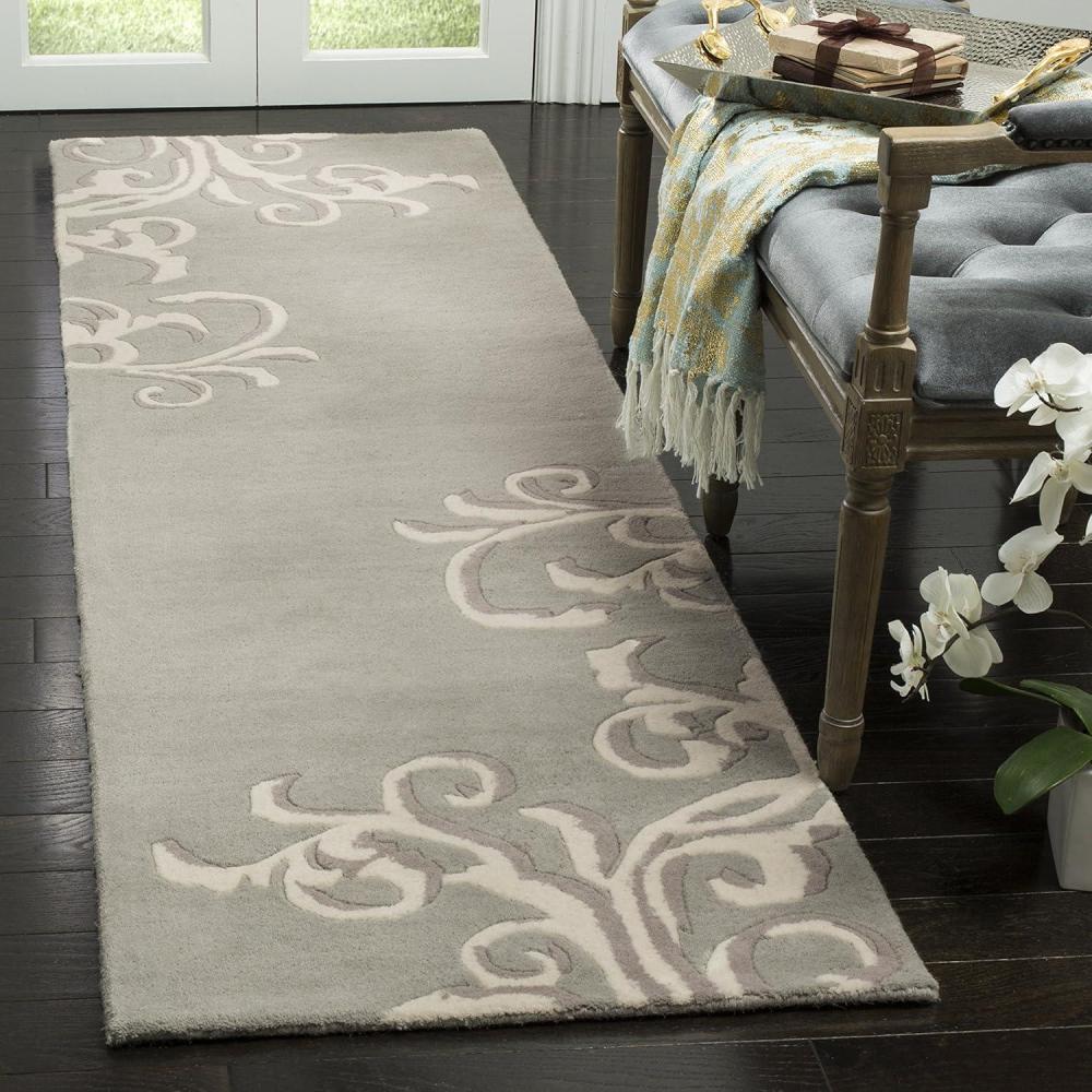 image:imageMartha Stewart x SAFAVIEH Area Rug Collection 8 x 10 Soft Yellow Handmade Wool Ideal for Living Room Bedroom Office Dining Space MSR4623ASoft Aqua
