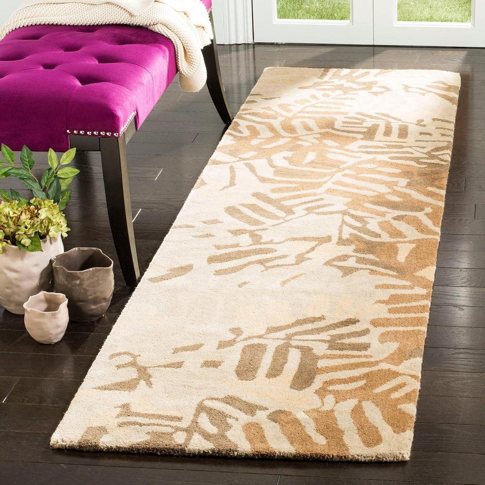 image:imageMartha Stewart x SAFAVIEH Area Rug Collection 9 x 12 Spud Handmade Wool Ideal for Living Room Bedroom Office Dining Space MSR4548ASpud