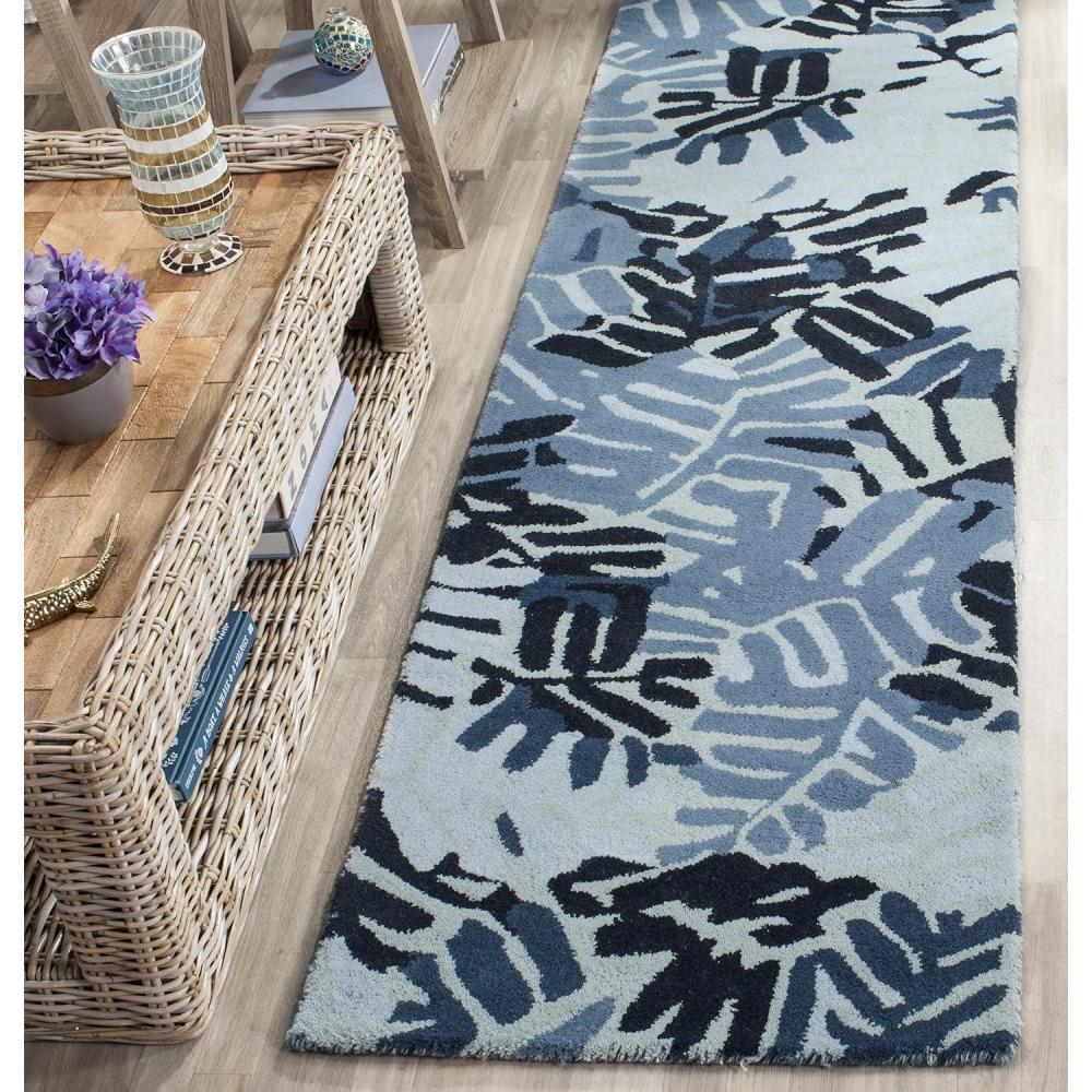 image:imageMartha Stewart x SAFAVIEH Area Rug Collection  9 x 12 Spud Handmade Wool Ideal for Living Room Bedroom Office Dining Space MSR4548AWroughtIron