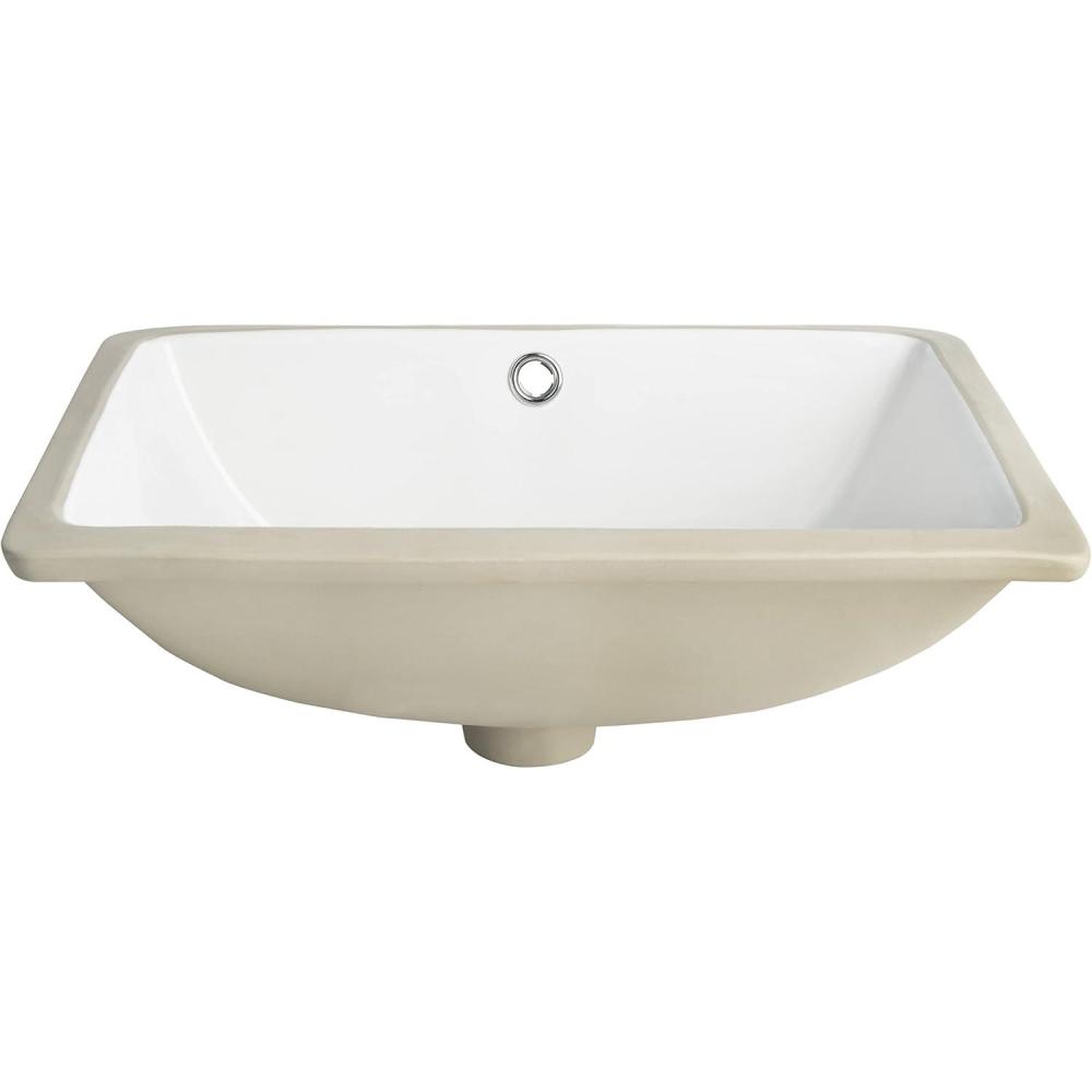 image:imageSAFAVIEH BSK5405A Solea Collection Seaton Bathroom Basin Sink White