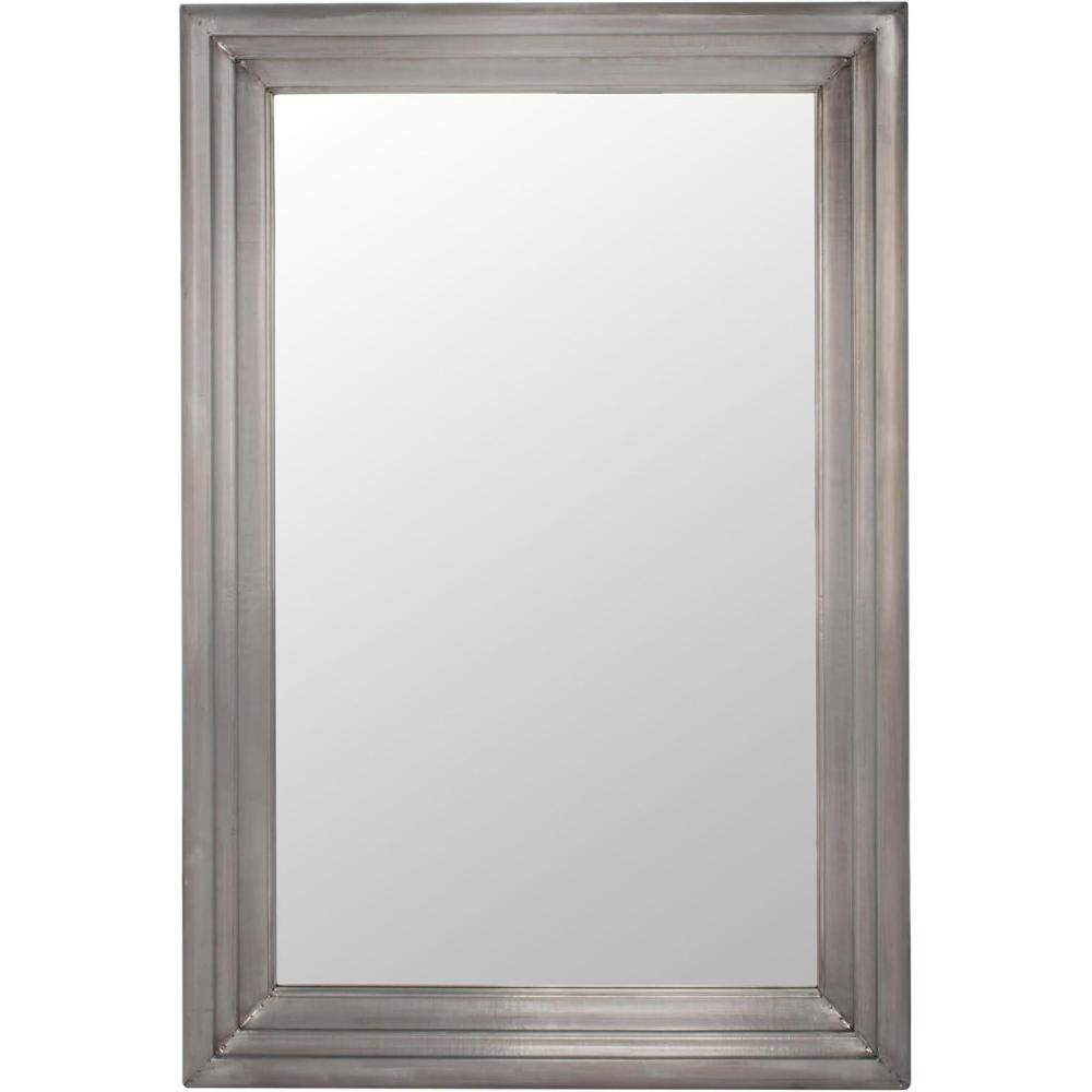 image:imageSAFAVIEH Couture Collection Francesca Silver Medium 36 x 54inch Rectangle Mirror