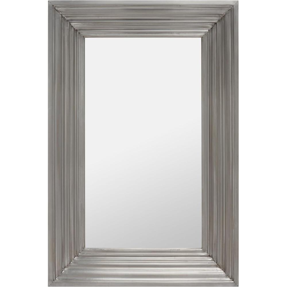 image:imageSAFAVIEH Couture Collection Kerry Silver Large 36 x 54inch Rectangle Wall Mirror