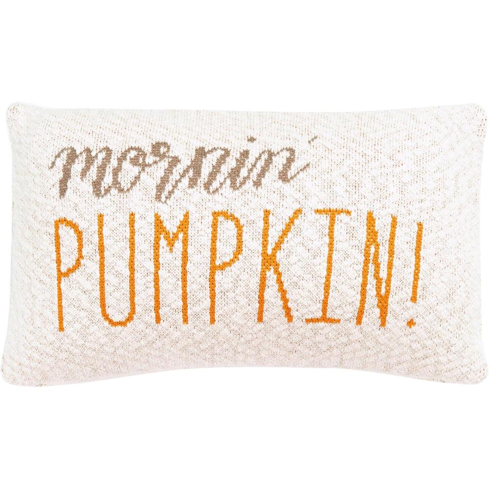 image:imageSAFAVIEH Home Collection Mornin Pumpkin RustBrown Cotton 12 x 20inch Rectangle Decorative Accent Insert Throw Pillow