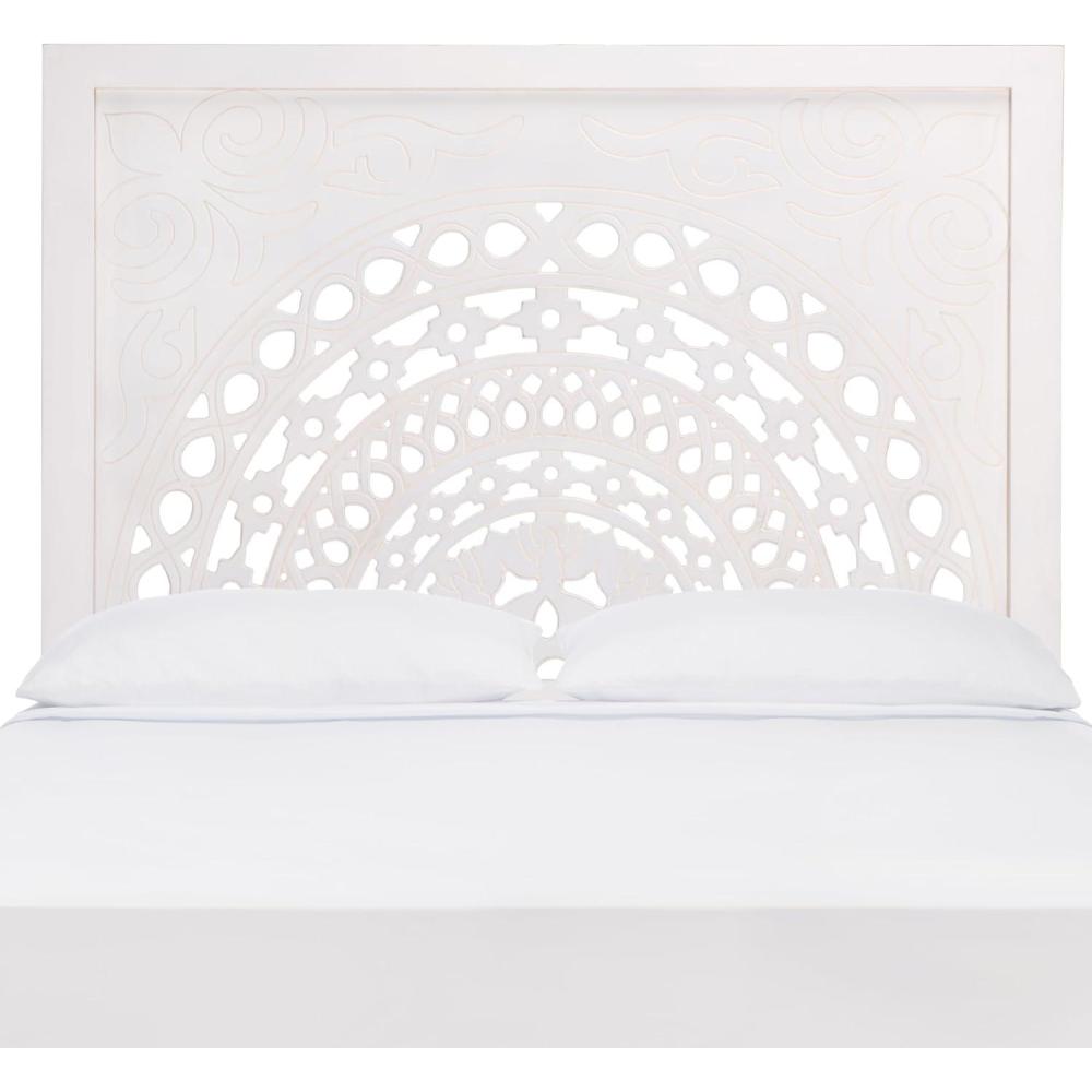 image:imageSAFAVIEH Home Collection Romilda White Wash Queen Size HeadboardWhite Wash