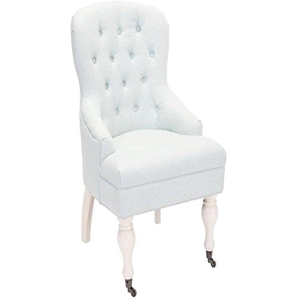 image:imageSAFAVIEH Mercer Collection Robert Light Brown Linen Club ChairRobins Egg Blue