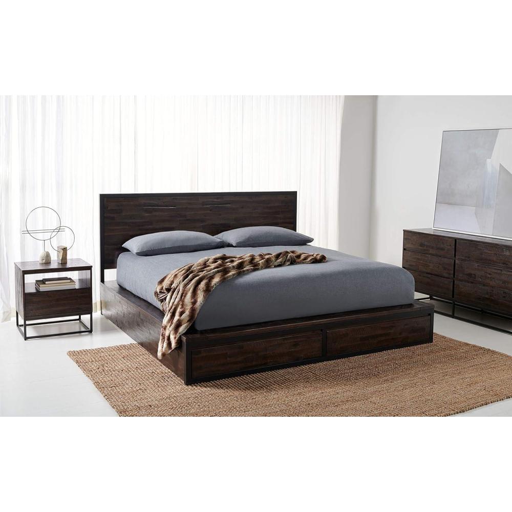 image:imageSAFAVIEH SFV6304AK3BX King Chocolate BrownBlackChocolate BrownBlack