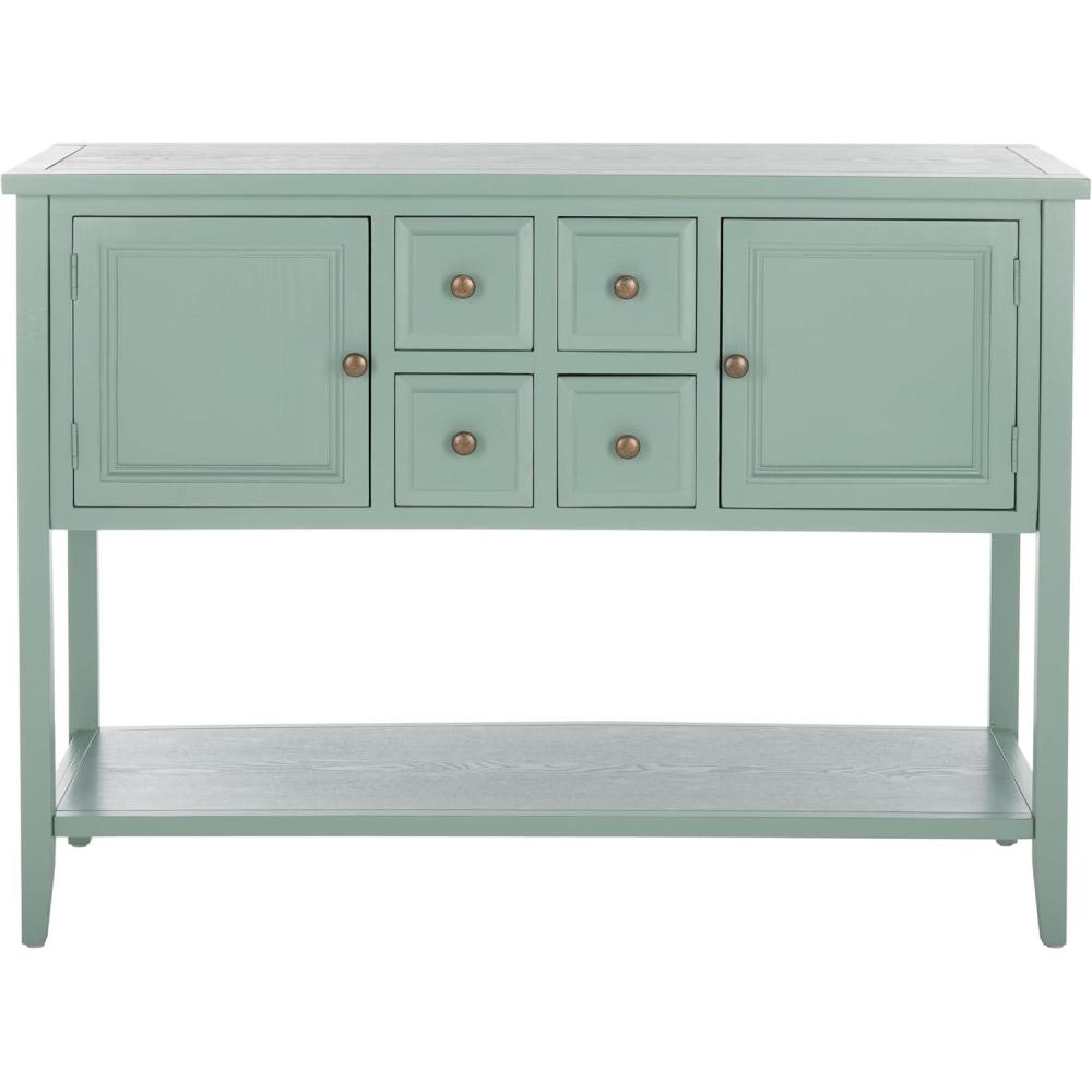 image:imageSafavieh American Homes Collection Charlotte Medium Oak SideboardAqua Smoke