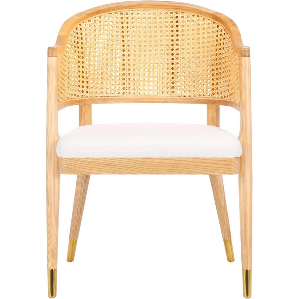 image:imageSafavieh Couture Home Collection Rogue Natural Rattan Living Room Dining Accent Chair Fully Assembled SFV4106BNatural