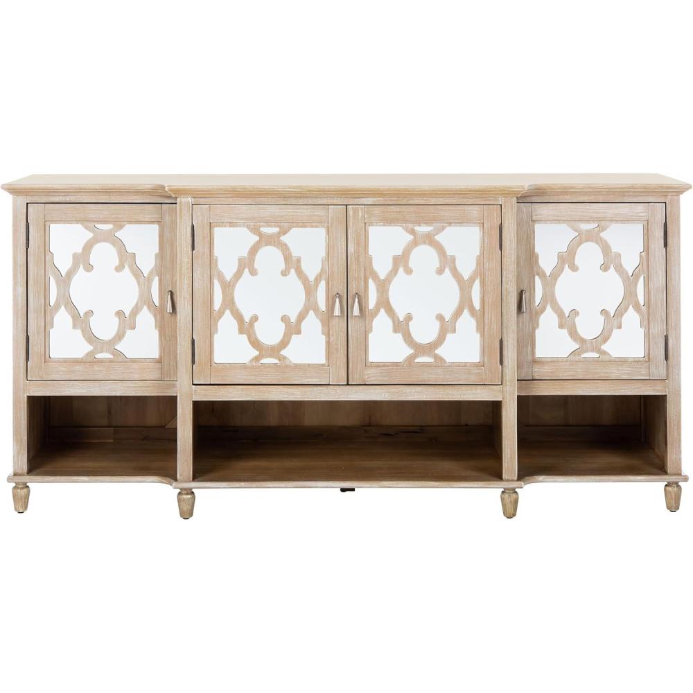 image:imageSafavieh Couture Home Juliette Contemporary Grey Mirrored SideboardWhite
