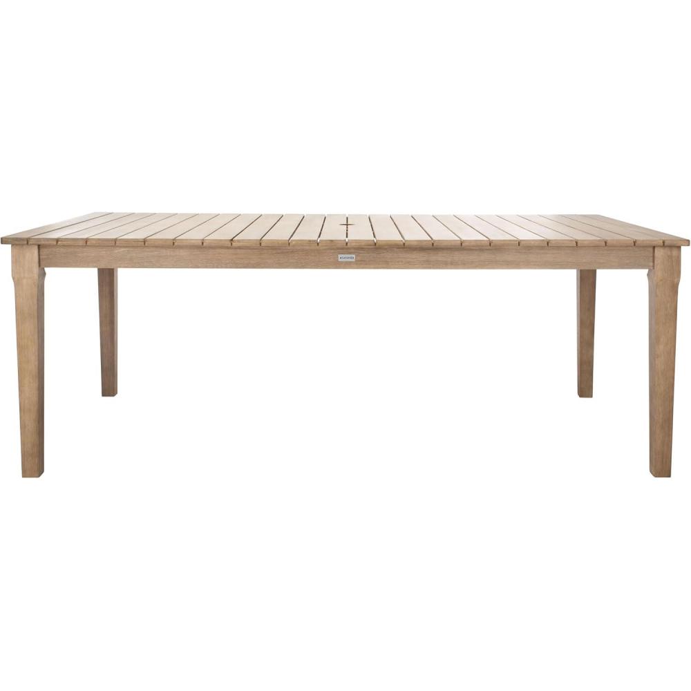 image:imageSafavieh Couture Patio Dominica Natural Wooden Outdoor Dining Table