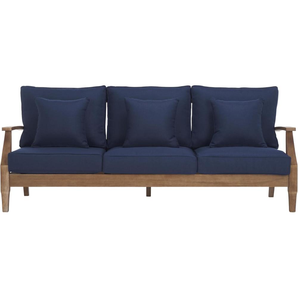 image:imageSafavieh Couture Patio Martinique Natural and White Wood Outdoor Sofa NaturalWhiteNaturalNavy