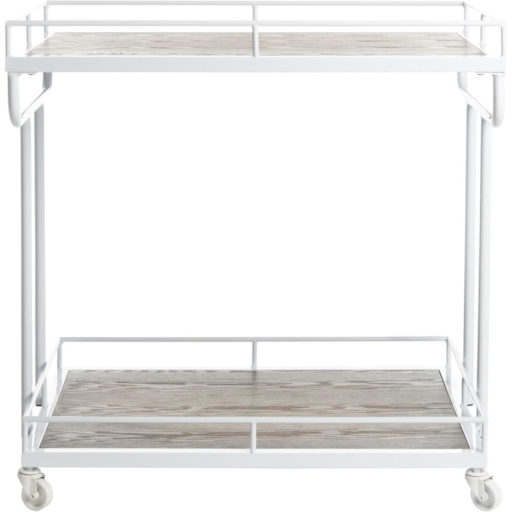 image:imageSafavieh Dawson Bar Cart Rustic OakWhiteRustic Oak White