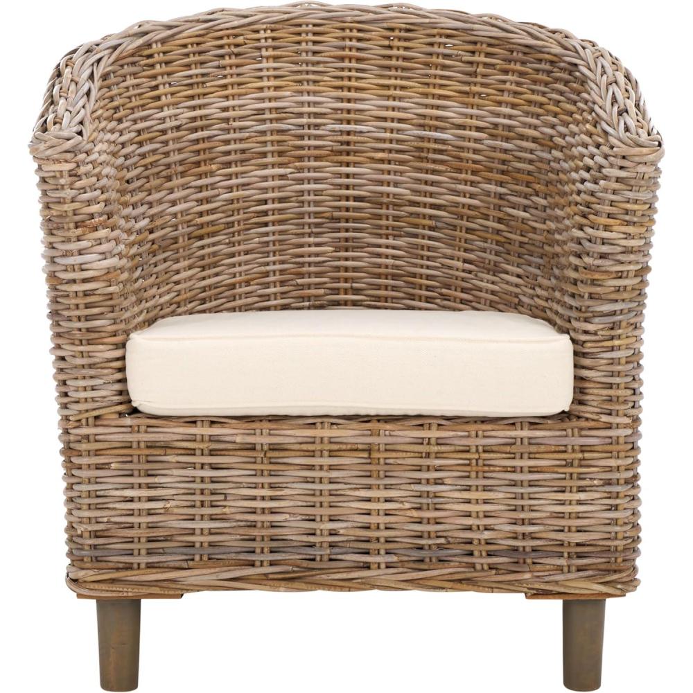 image:imageSafavieh Home Collection Omni Honey Barrel ChairNatural