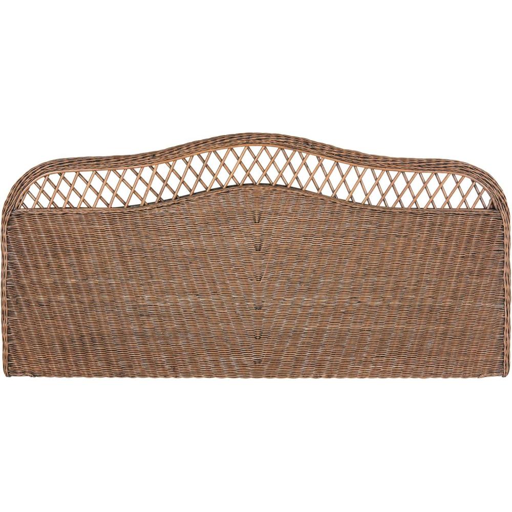 image:imageSafavieh Home Collection Sephina White Rattan Headboard QueenBrown Multi