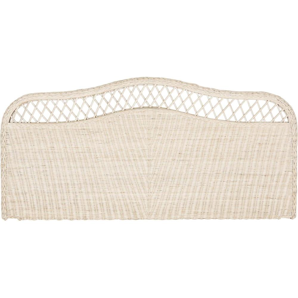 image:imageSafavieh Home Collection Sephina White Rattan Headboard QueenWhite Washed