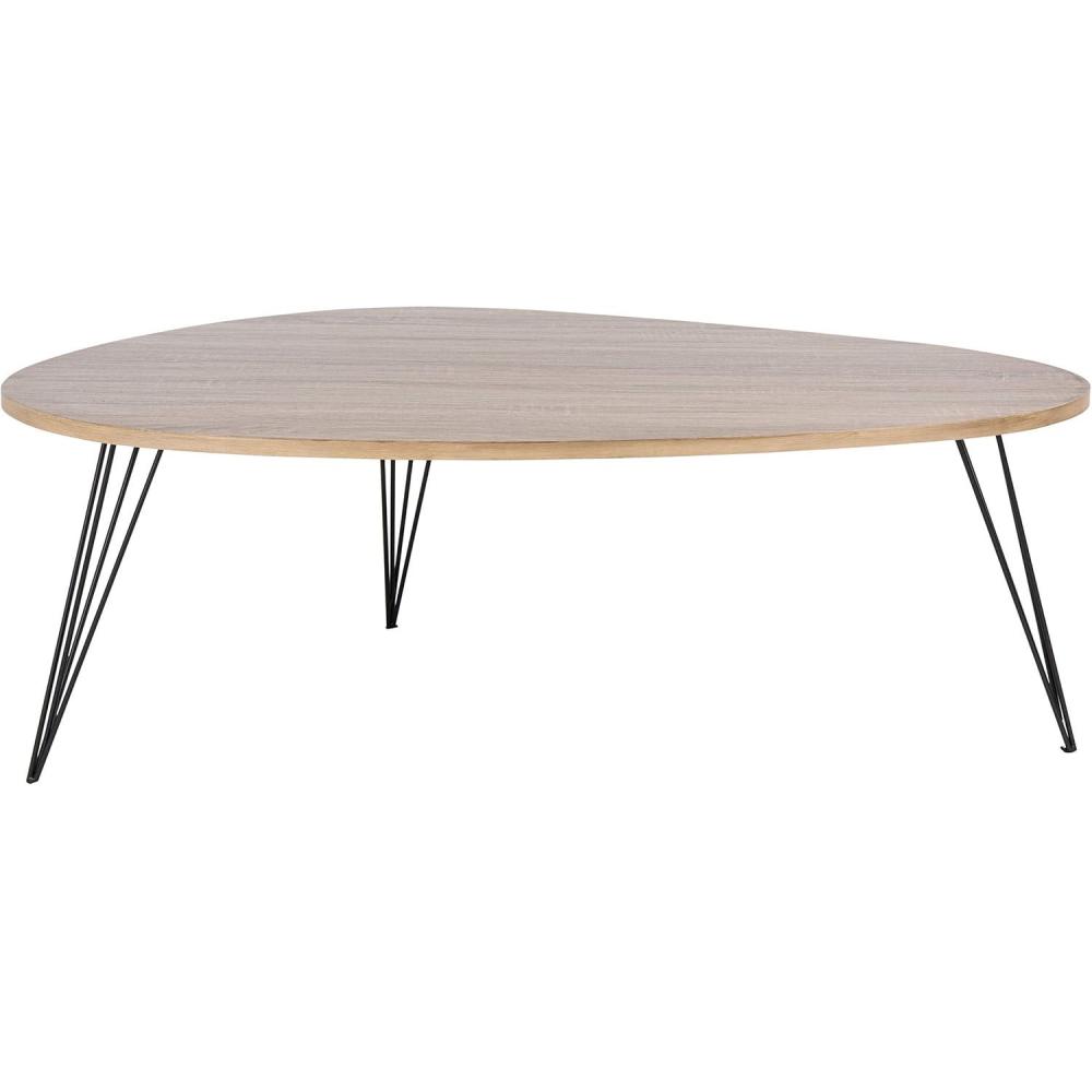 image:imageSafavieh Home Collection Wynton Oak and Black Coffee TableOak Black
