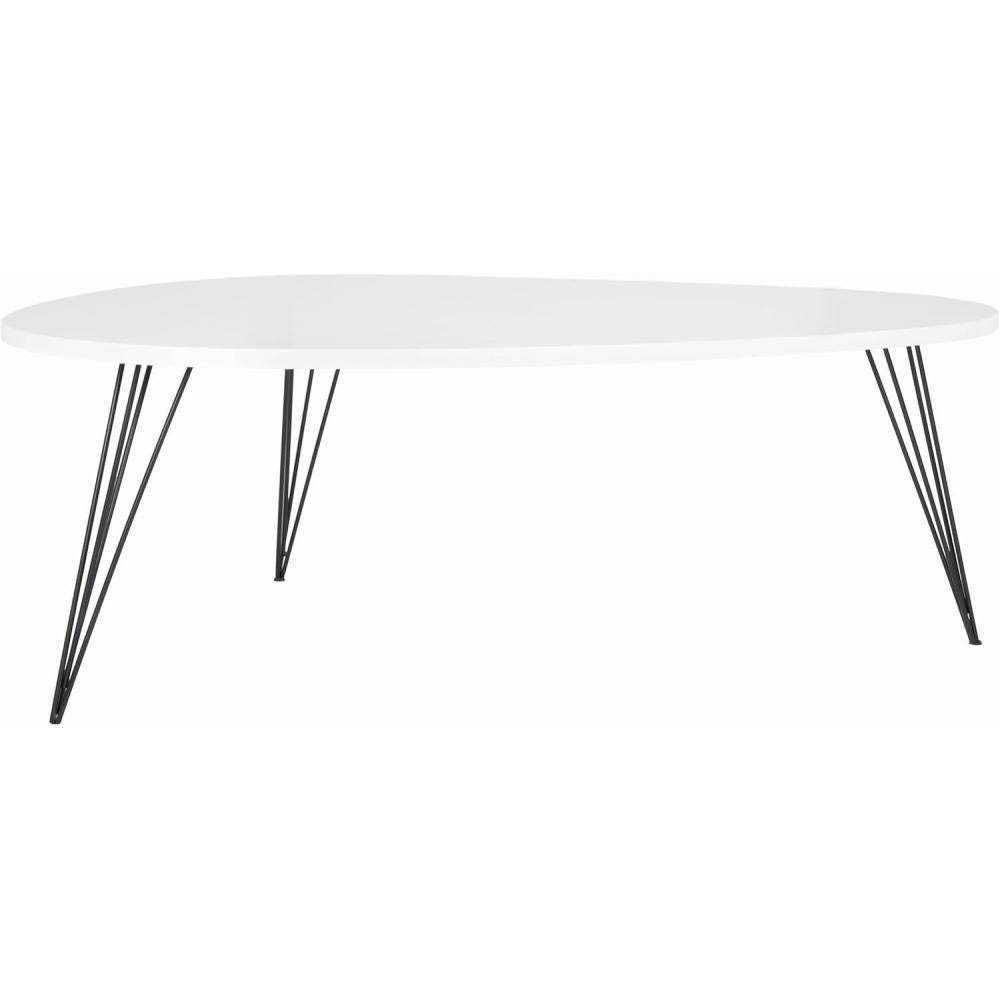 image:imageSafavieh Home Collection Wynton Oak and Black Coffee TableWhite Black