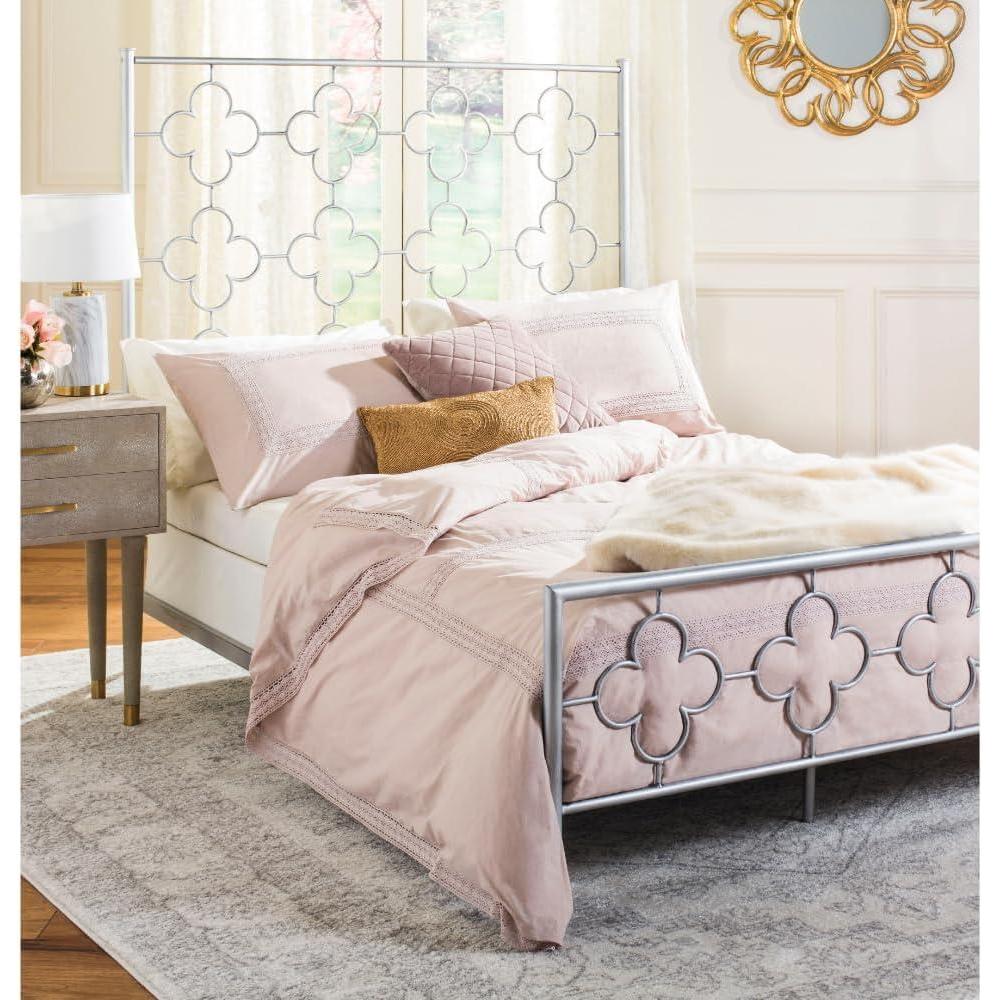image:imageSafavieh Home Morris Moroccan Antique Gold Bed FullAntique Silver