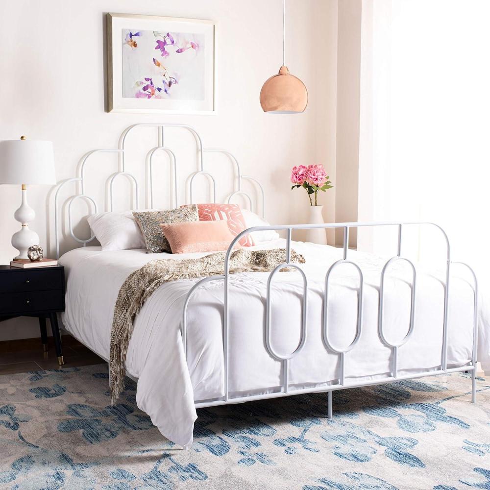 image:imageSafavieh Home Paloma Retro Black Bed FullWhite