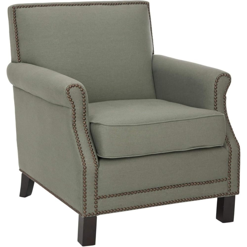 image:imageSafavieh Mercer Collection Charles Beige Linen Club Chairgrey