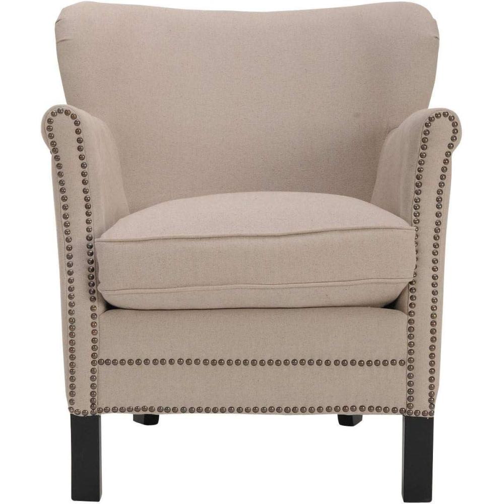image:imageSafavieh Mercer Collection Connie Beige Linen Club Chairbeige