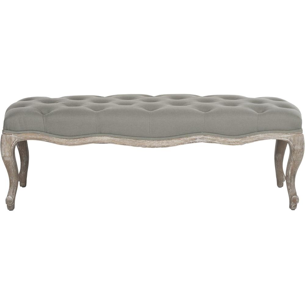 image:imageSafavieh Mercer Collection Randy Beige Linen BenchSea Mist