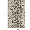 Martha Stewart x SAFAVIEH Area Rug Collection – 2’6″ x 4’3″, Sharkey Gray, Handmade Wool & Viscose, Ideal for Living Room, Bedroom, Foyer, Accent Space (MSR3621D)(Grassland Green)