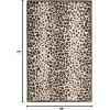 Martha Stewart x SAFAVIEH Area Rug Collection – 2’6″ x 4’3″, Sharkey Gray, Handmade Wool & Viscose, Ideal for Living Room, Bedroom, Foyer, Accent Space (MSR3621D)(Sequoia Brown)