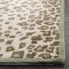 Martha Stewart x SAFAVIEH Area Rug Collection – 2’6″ x 4’3″, Sharkey Gray, Handmade Wool & Viscose, Ideal for Living Room, Bedroom, Foyer, Accent Space (MSR3621D)(Grassland Green)