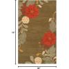 Martha Stewart x SAFAVIEH Area Rug Collection – 3′ x 5′, Ivory, Handmade Wool, Ideal for Living Room, Bedroom, Foyer, Accent Space (MSR4871A)(Pup Tent)