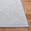 Martha Stewart x SAFAVIEH Area Rug Collection – 3′ x 5′, Light Grey & Taupe, Handmade Wool & Viscose, Ideal for Living Room, Bedroom, Foyer, Accent Space (MSR3275E)(Grey)