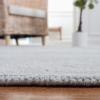 Martha Stewart x SAFAVIEH Area Rug Collection – 3′ x 5′, Light Grey & Taupe, Handmade Wool & Viscose, Ideal for Living Room, Bedroom, Foyer, Accent Space (MSR3275E)(Grey)