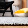 Martha Stewart x SAFAVIEH Area Rug Collection – 4′ x 6′, Charcoal & Grey, Flat Weave Cotton, Ideal for Living Room, Foyer, Bedroom, Accent Space (MSR402H)(Charcoal/Grey)