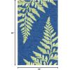 Martha Stewart x SAFAVIEH Area Rug Collection – 4′ x 6′, Duck’s Egg, Hand-Hooked, Ideal for Living Room, Foyer, Bedroom, Accent Space (MSR2211D)(Azurite)