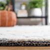 Martha Stewart x SAFAVIEH Area Rug Collection – 4′ x 6′, Ivory, Handmade Wool, Ideal for Living Room, Foyer, Bedroom, Accent Space (MSR3503A)(Ivory/Black)
