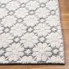 Martha Stewart x SAFAVIEH Area Rug Collection – 4′ x 6′, Ivory, Handmade Wool, Ideal for Living Room, Foyer, Bedroom, Accent Space (MSR3503A)(Ivory/Black)