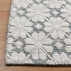 Martha Stewart x SAFAVIEH Area Rug Collection – 4′ x 6′, Ivory, Handmade Wool, Ideal for Living Room, Foyer, Bedroom, Accent Space (MSR3503A)(Ivory/Green)