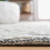 Martha Stewart x SAFAVIEH Area Rug Collection – 4′ x 6′, Ivory, Handmade Wool, Ideal for Living Room, Foyer, Bedroom, Accent Space (MSR3503A)(Ivory/Grey)