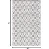 Martha Stewart x SAFAVIEH Area Rug Collection – 4′ x 6′, Ivory, Handmade Wool, Ideal for Living Room, Foyer, Bedroom, Accent Space (MSR3503A)(Ivory/Navy)
