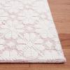 Martha Stewart x SAFAVIEH Area Rug Collection – 4′ x 6′, Ivory, Handmade Wool, Ideal for Living Room, Foyer, Bedroom, Accent Space (MSR3503A)(Ivory/Red)